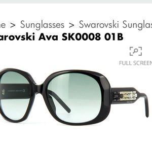 Swarovski Ava SK0008 01B black sunglasses